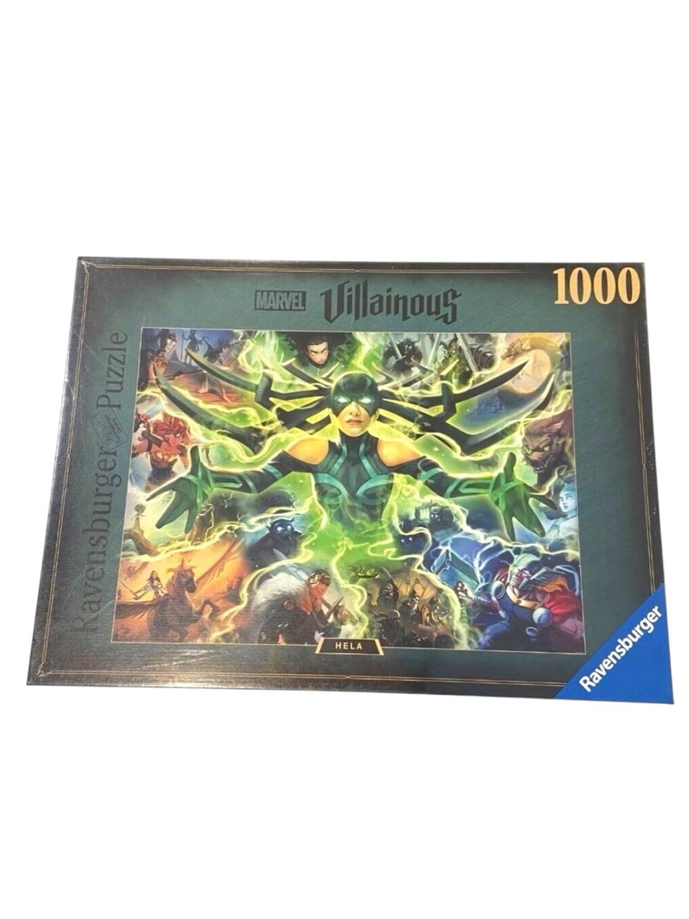 Marvel Villainous 1000-Piece Puzzle By Ravensburger Featuring Hela & Iconic Vill